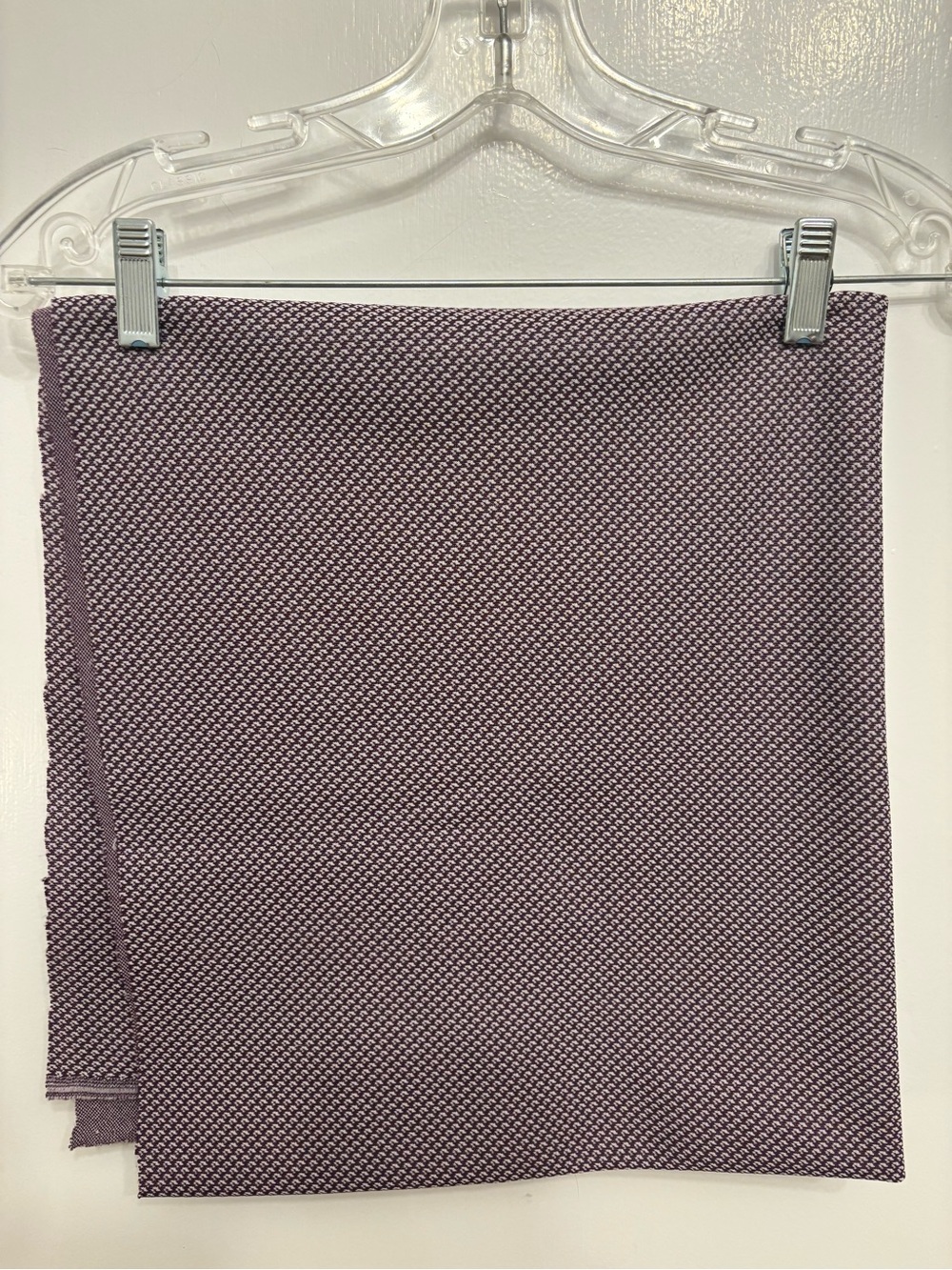 Vintage Textured Knit Mauve Fabric - 28” x 65”